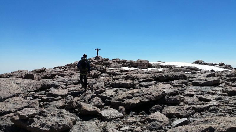 Longs Peak, Keyhole Ridge with Jordon G, and Ty. June 16th. 2016.