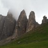 Sella group.  First, second, and third Sella Towers. Dolomites, Italy with Mike C, and Doug D. July 18th - August 4th, 2016. 