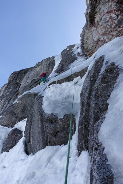 Priti following the crux