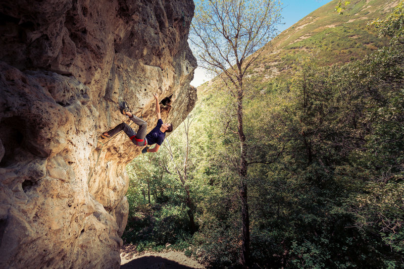 Tyler mid crux.