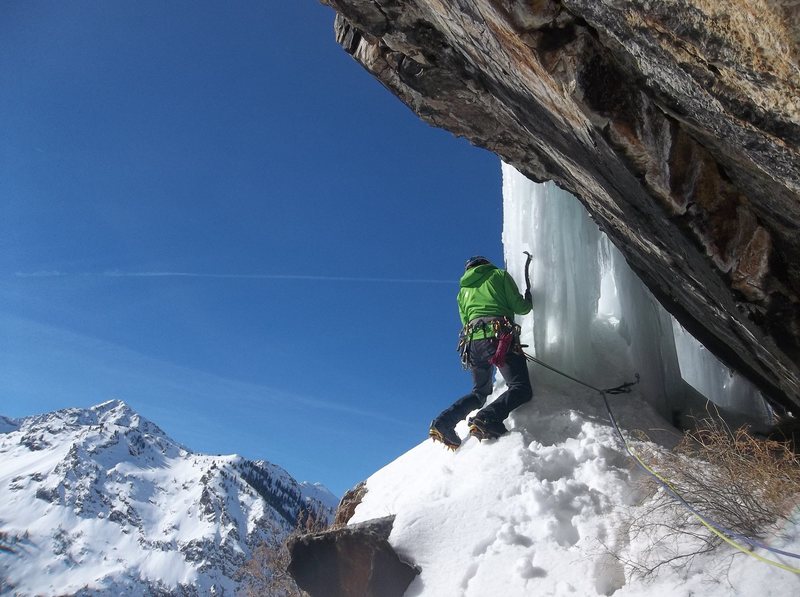 Photo Credit: Amber Boney<br>
<br>
At the base of the pillar.
