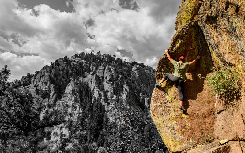 The Epilithic Wave of Mental Crux. Scary and beautiful!