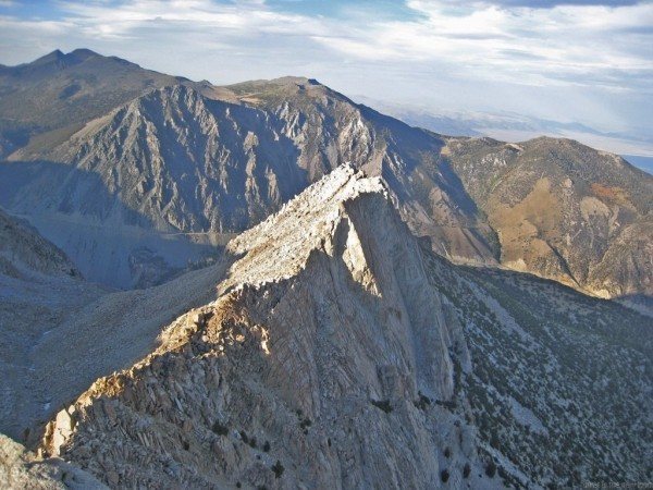 Looking back from the Dana Plateau toward the East Ellery Ridge