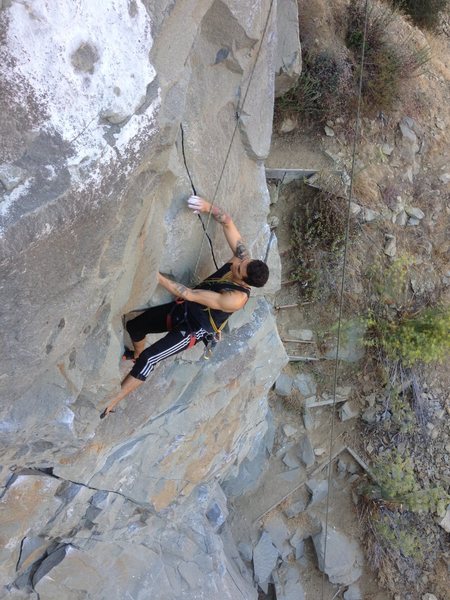 Rémi Bakkar on The Pyramid.