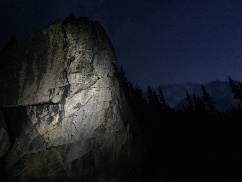 Night climbing is what it takes some time.