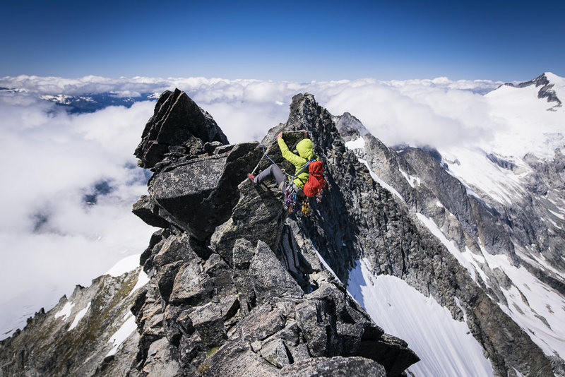 West Ridge of Forbidden Peak ©Matt Baldelli Photography