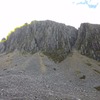 Cyfrwy Arete from the approach
