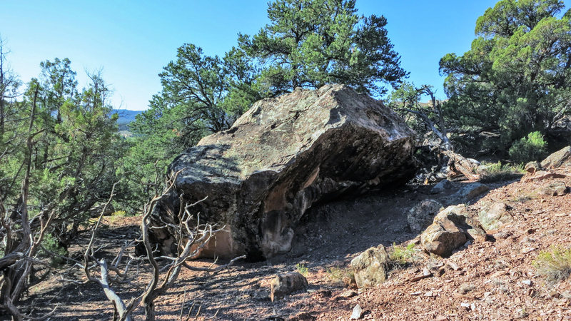 Punkie's west face overhang.