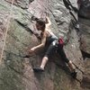 First climb outside.<br>
Devil's Lake - Wisconsin.
