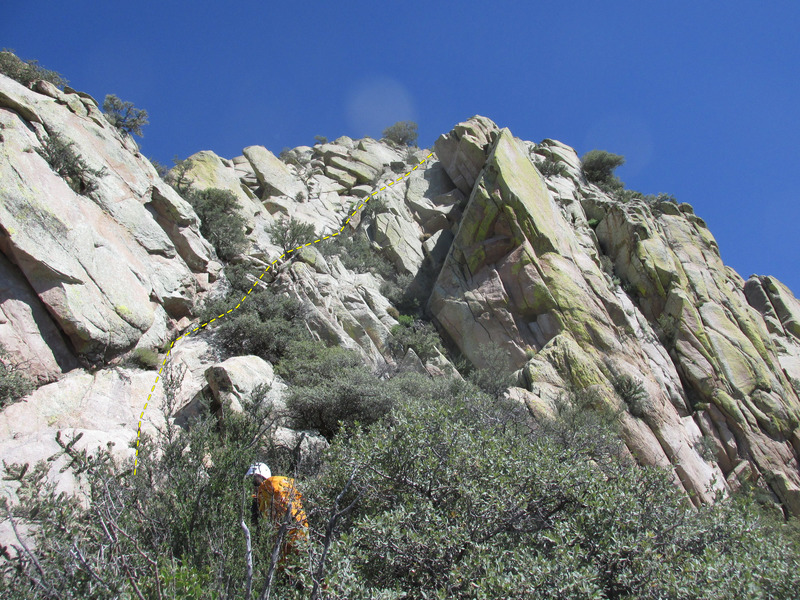 Start of the route.