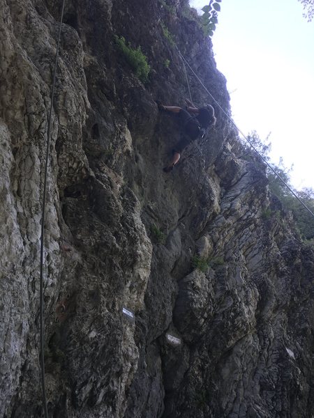 Me at the crux