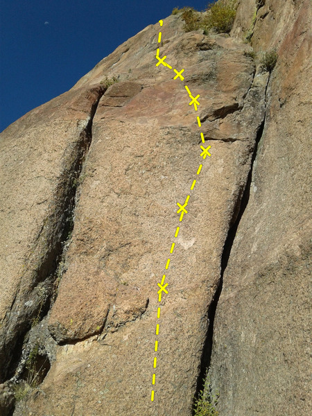 The start of the climb.