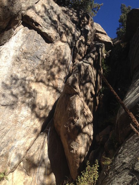Another view of the climb.