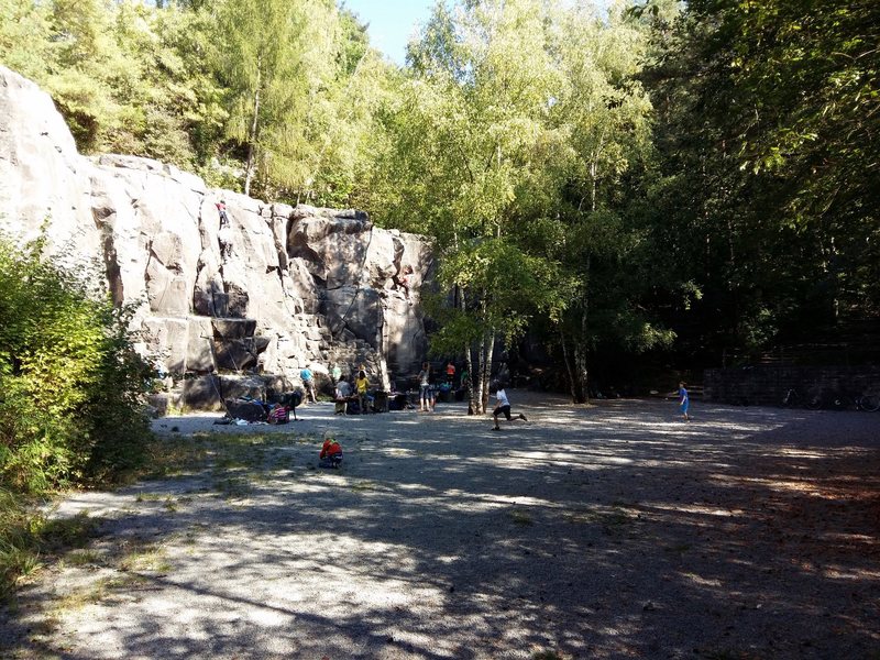 Another view of the crag