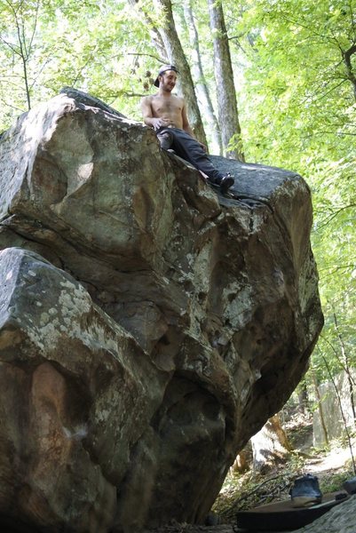 This was a great climb definitely between v1-2