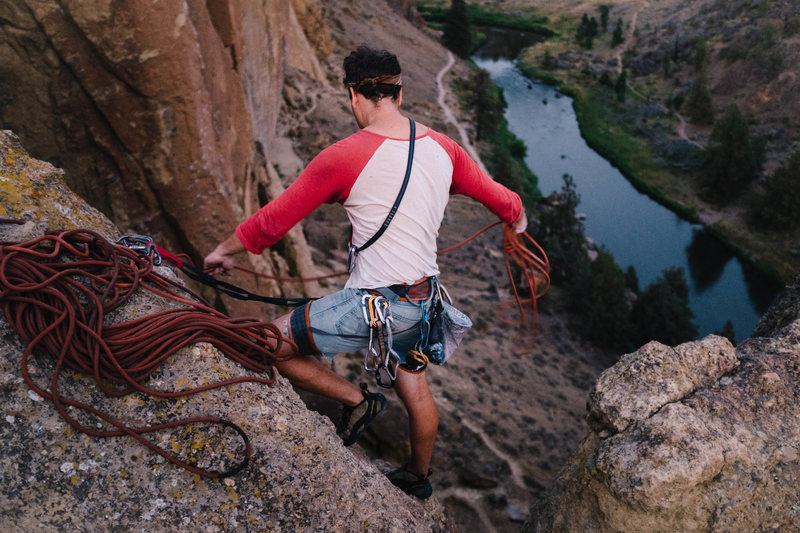 Need to find out which route this was, but it was my first trip to Smith and my first ever multi-pitch.