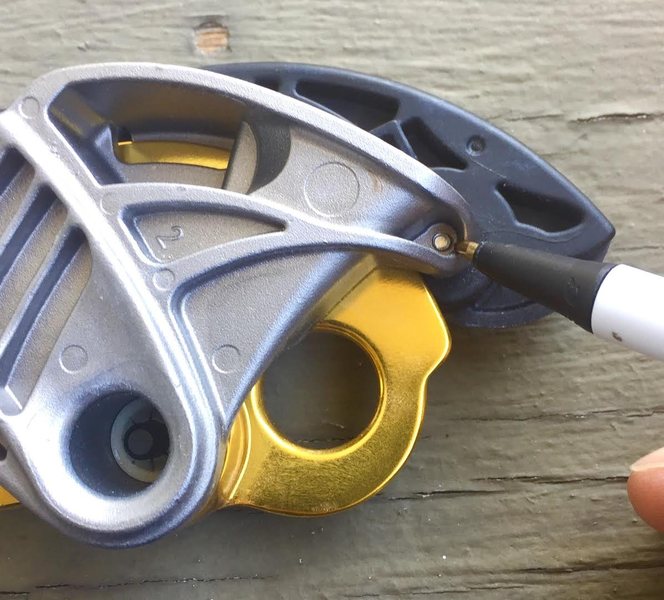 Trango Vergo (The pin looks mighty flimsy for such a long handle, which will create good torque because of the leverage)