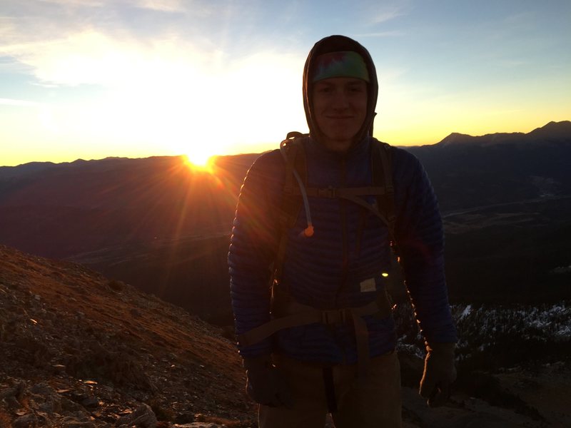 Sunrise on Peak 1.