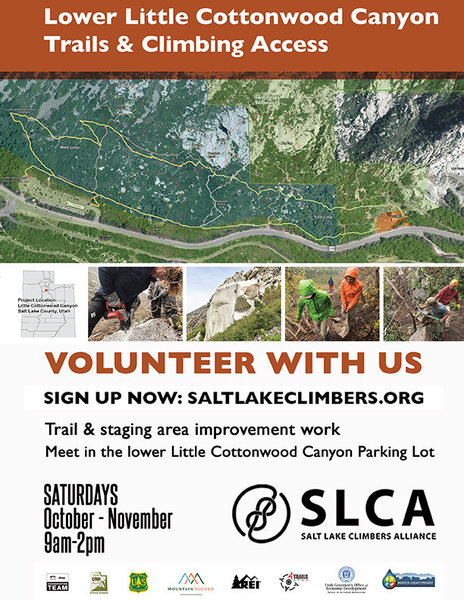 register at: http://www.saltlakeclimbers.org/adopt-a-crag/