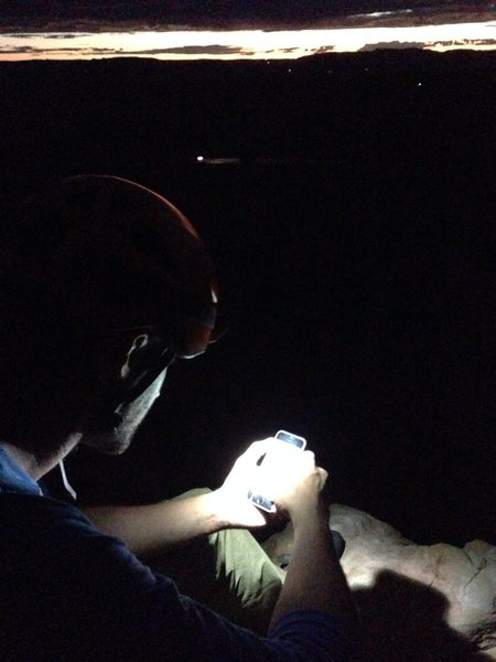 #13 Owl Rock - super fun mellow crack. This is tanner up top editing a photo of the sunset.