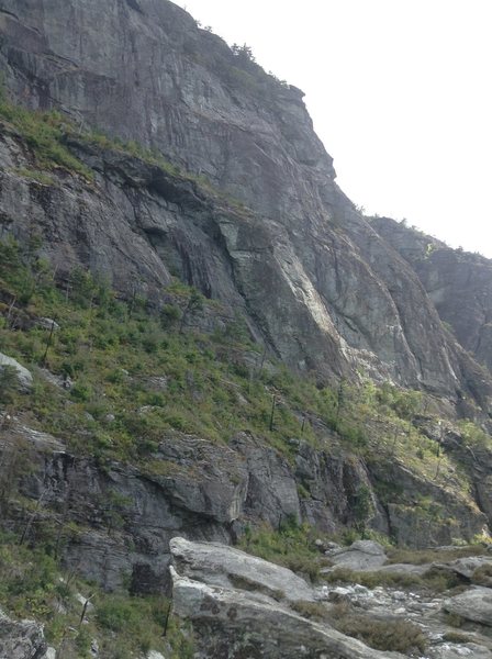 Seldom seen view of the prow from the spinx