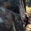 Really sick slab climb. Took me a few tries to find the sequence. Felt like V4. 
