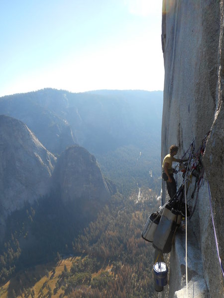 Near the top of the PO