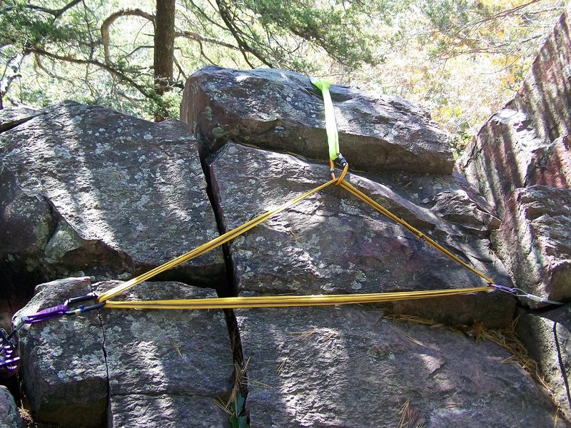 Feeling lucky today? Then go ahead and climb on this one. "yer gonna die'.