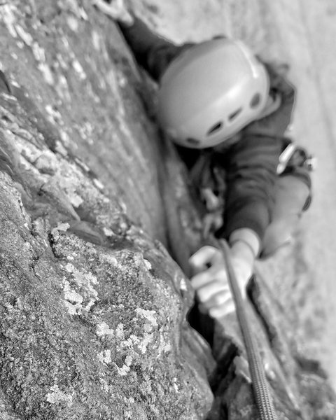 Pulling the final move on the first pitch of the crack. Stellar jams galore.