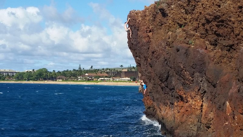 Finishing Kaanapali Miracle 10b, The Backside, Maui
