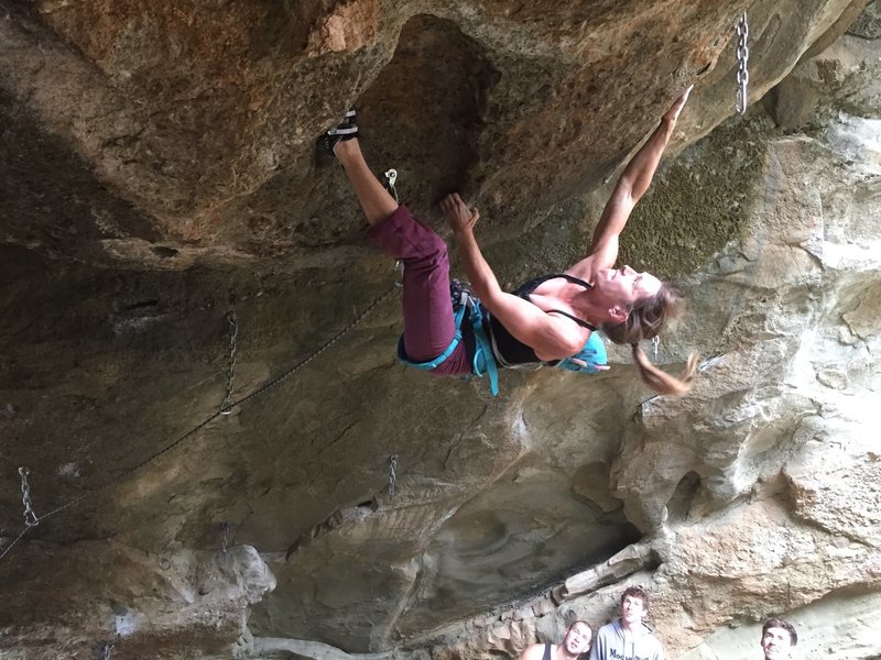 D showing the boys how it is done on New Hell.