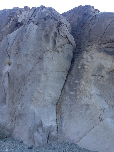 The Dihedral on the right side of the 30' Wall.