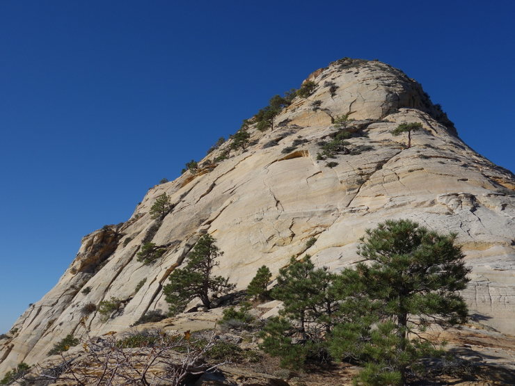 Closer view of the wandering route. You can bump up the grade with a more direct line.