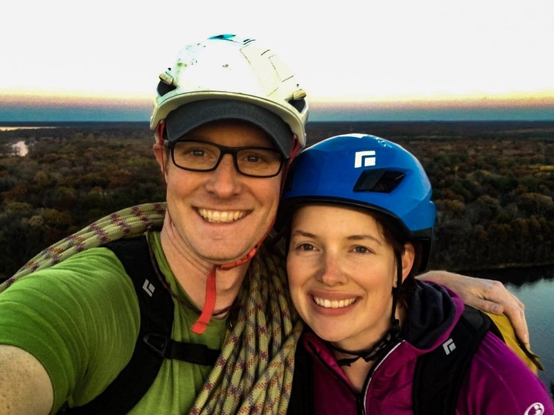 Christina and me on the summit.