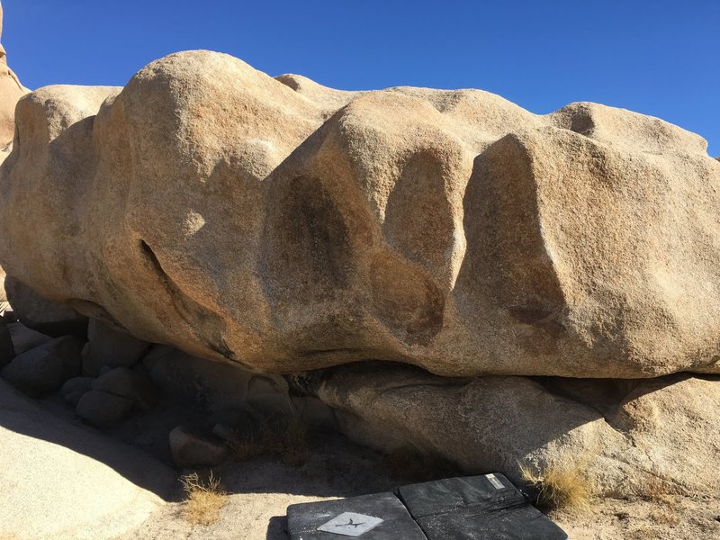 Bouldering in Grit Rock, Joshua Tree National Park