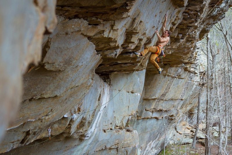 Upper Crux. skip the bolt I'm clipped too. its a working bolt.