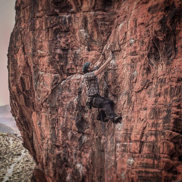 Fun climb! Great feel on the sandstone!