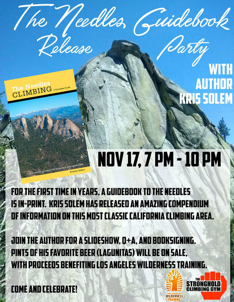 Slide show, Q&A, Book signings, Pints of Lagunitas IPA (proceeds from the ale go to Los Angeles Wilderness Training).