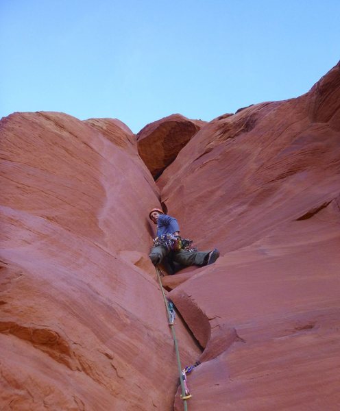 Derek on the pitch 2 FA of Hangnail.