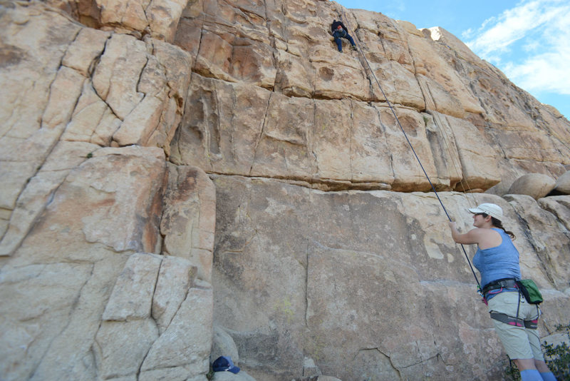 CJ blasting through Butterfingers. Crux is definetely at the bottom.