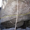 View of the start of the "Long Trail," (V4)