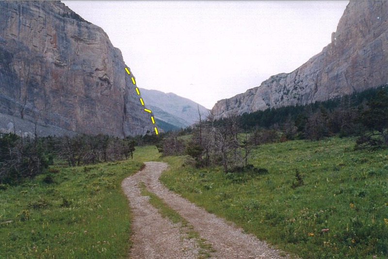 A few minutes away from the parking lot