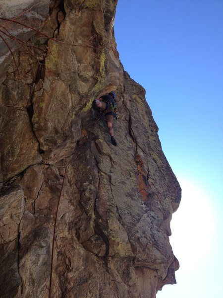 Moving from Prism onto the route.