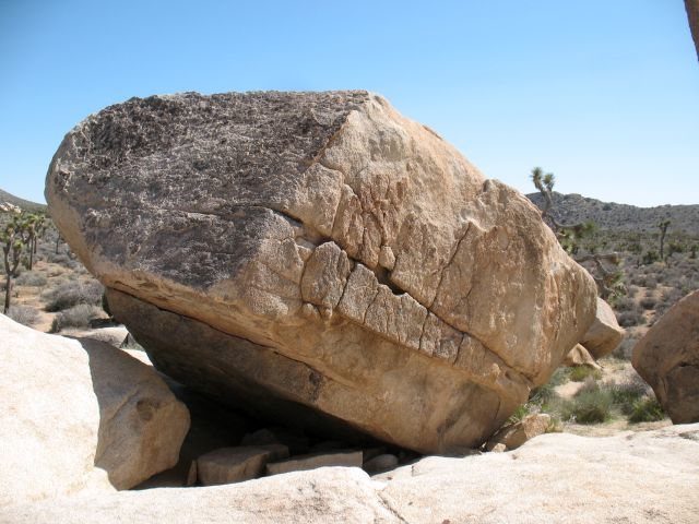 Another view of the boulder.
