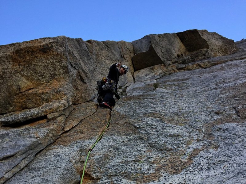 Kia leading pitch 3 roof on Central Pillar of Frenzy