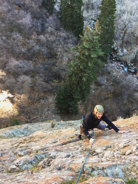 Coming up the short 2nd pitch