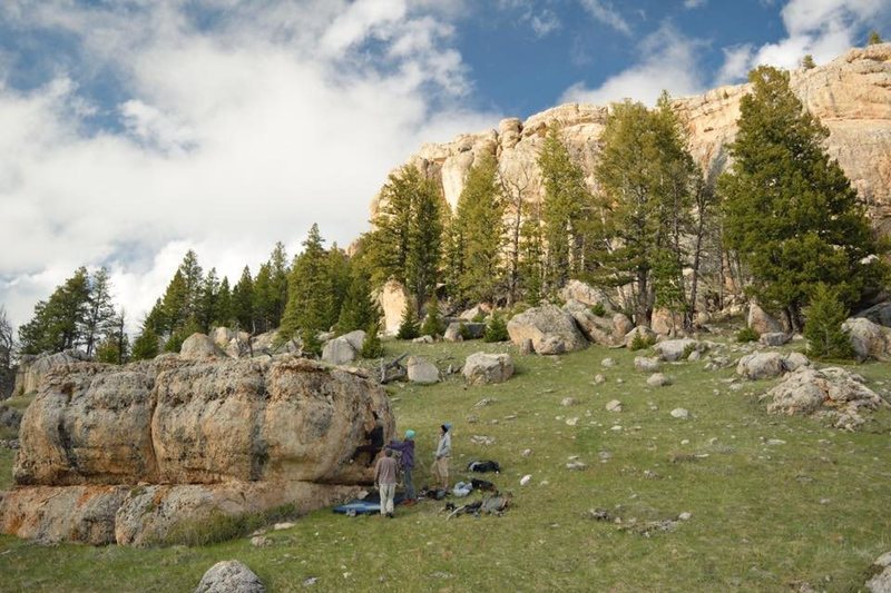 Bring the pads too, there's tons of fun little boulders scattered across the hills