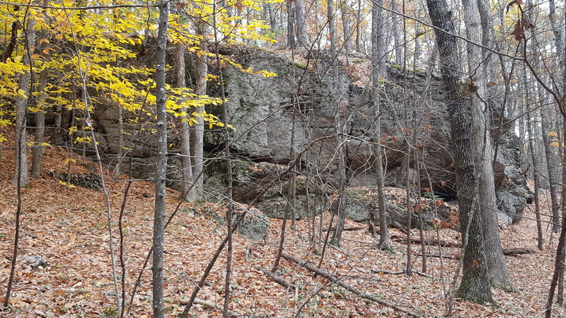 Pooh's House left, as seen when approached from the Melvin Trail