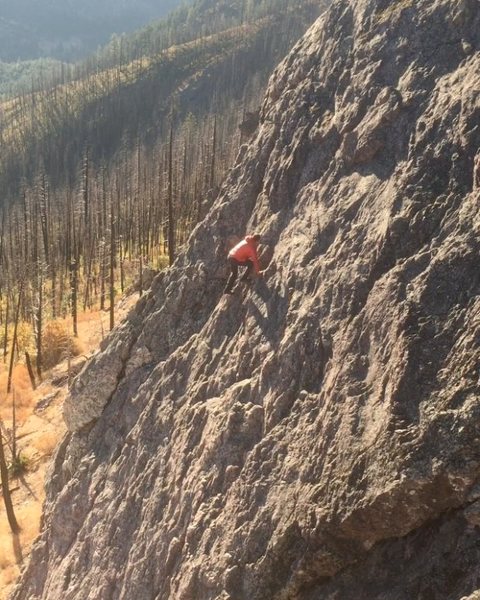 An early morning solo on this fun slab!