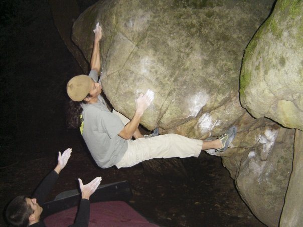 Keith Tsujimoto on Coz Daddy (V5), circa 2002.
